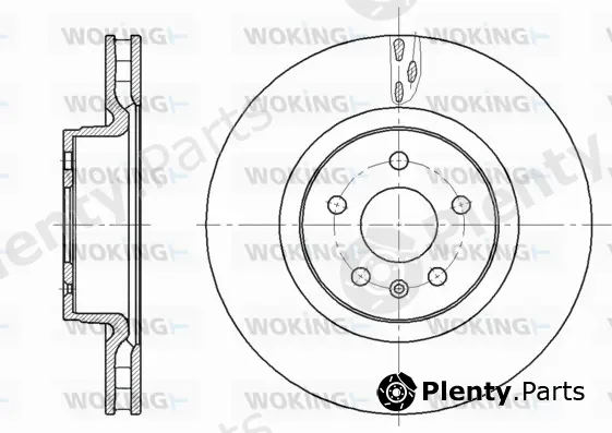 Woking D62110.10 — Brake Disc