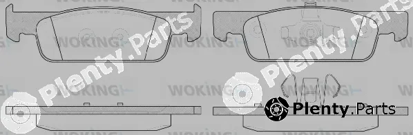 Woking P14403.00 — Brake Pad Set, disc brake