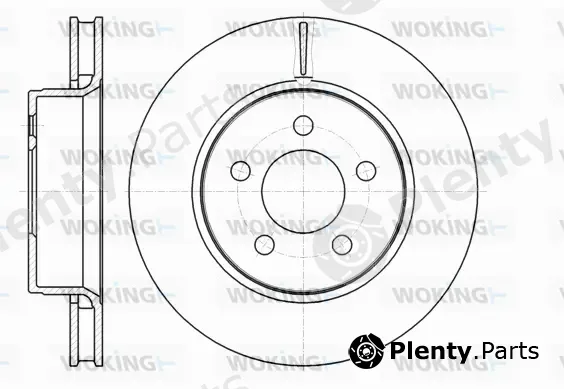 Woking D61301.10 — Brake Disc