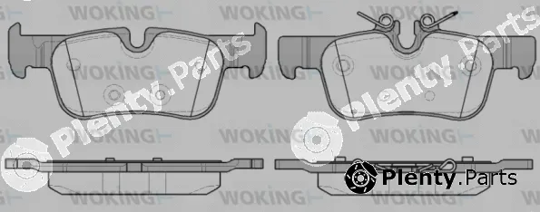 Woking P14733.00 — Brake Pad Set, disc brake