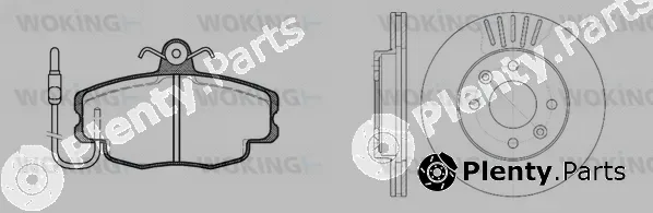 Woking 80413.01 — Brake Kit, disc brake