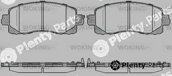Woking P16413.04 — Brake Pad Set, disc brake