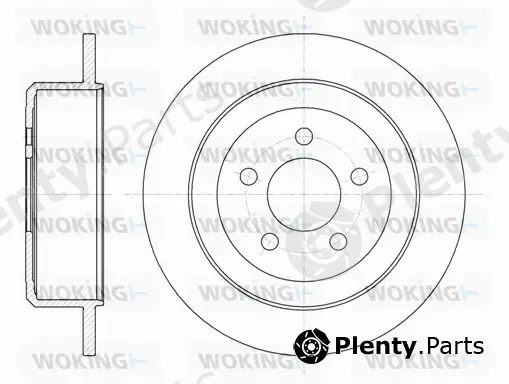 Woking D61271.00 — Brake Disc
