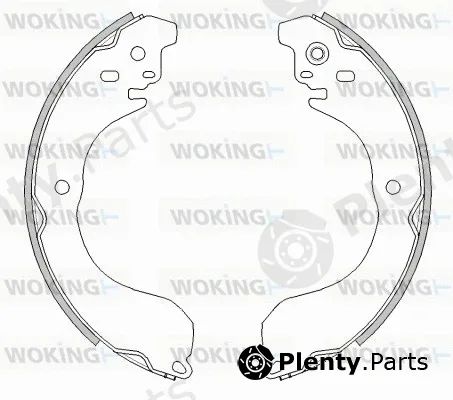 Woking Z4265.01 — Brake Shoe