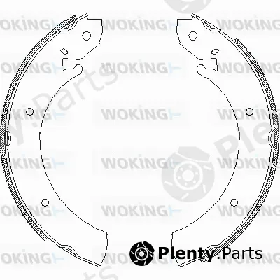 Woking Z4701.00 — Brake Shoe