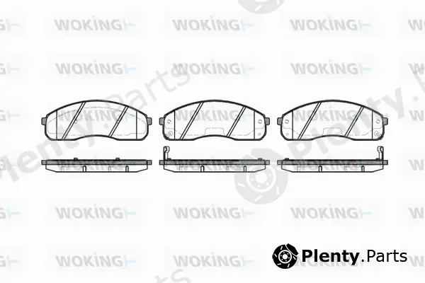 Woking P9213.02 — Brake Pad Set, disc brake