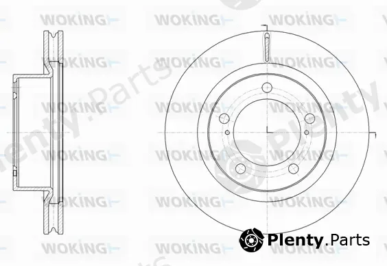 Woking D61517.10 — Brake Disc