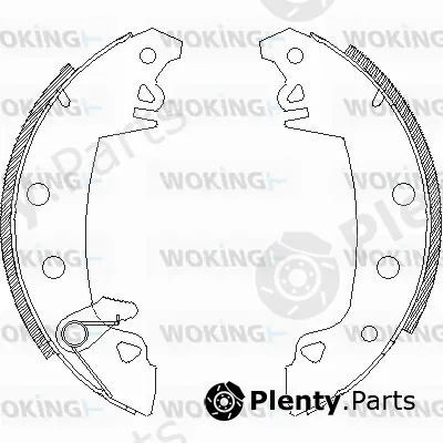 Woking Z4017.06 — Brake Shoe