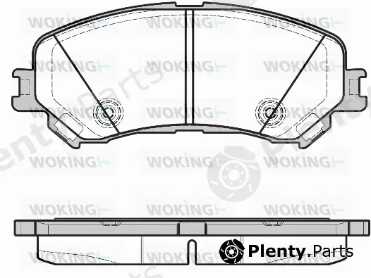 Woking P12183.20 — Brake Pad Set, disc brake