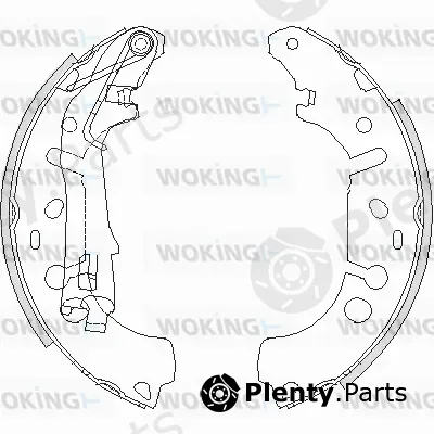 Woking Z4192.00 — Brake Shoe
