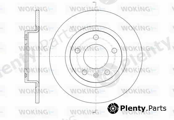 Woking D61469.00 — Brake Disc