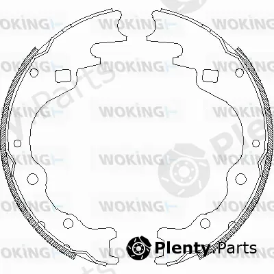 Woking Z4365.00 — Brake Shoe