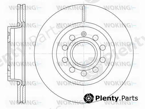 Woking D6647.10 — Brake Disc