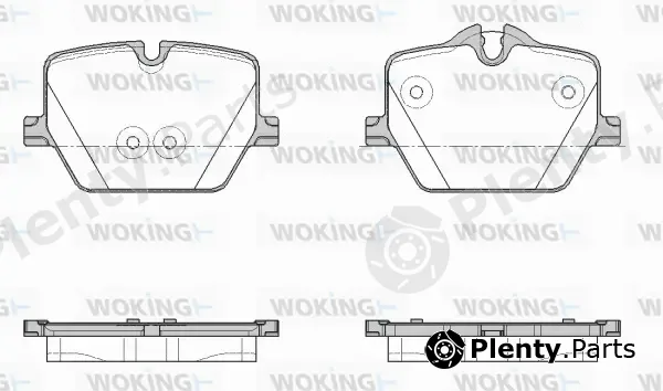 Woking P19753.00 — Brake Pad Set, disc brake