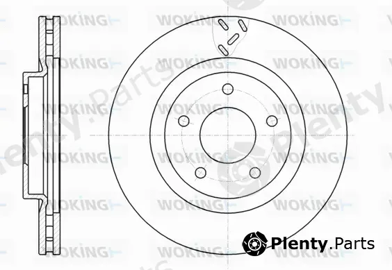 Woking D61200.10 — Brake Disc