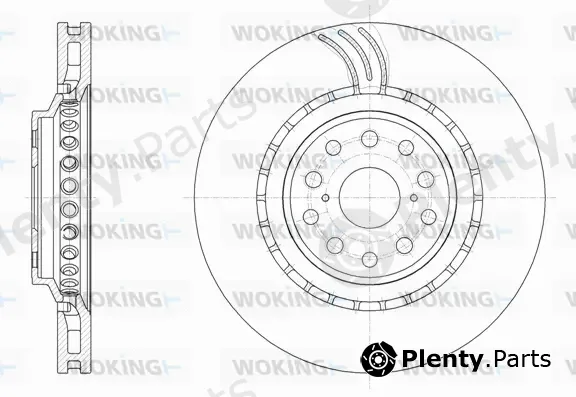 Woking D61877.10 — Brake Disc