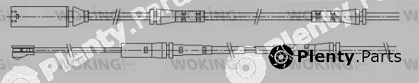 Woking 001206 — Warning Contact, brake pad wear