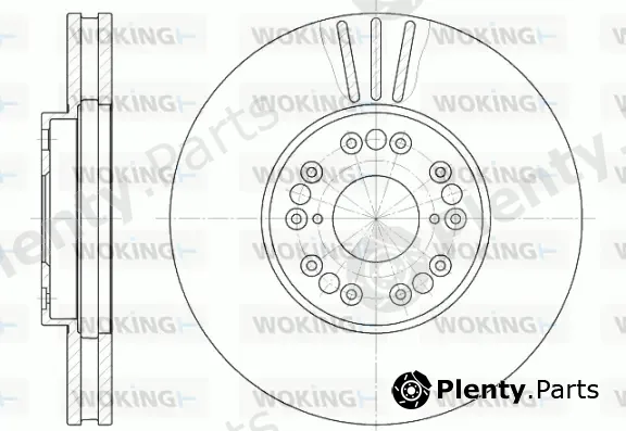 Woking D6793.10 — Brake Disc
