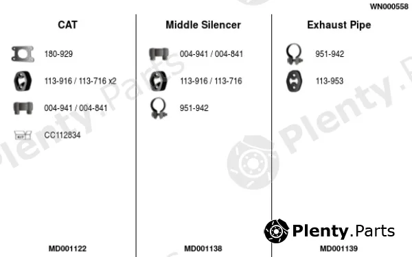 FA1 WN000558 — Exhaust System