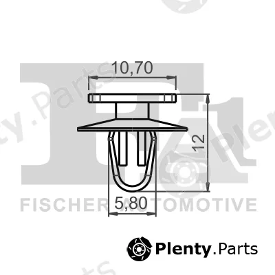 FA1 21-40029.25 — Clip, trim/protection strip