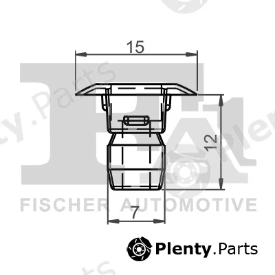 FA1 11-60018.10 — Clip, trim/protection strip