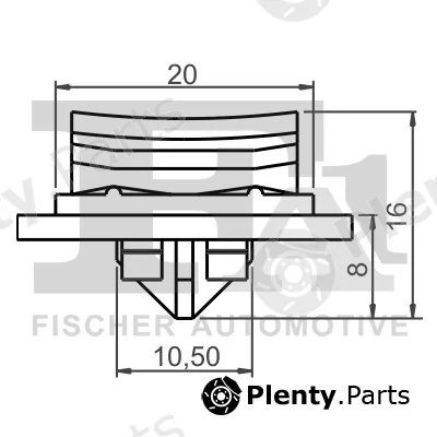 FA1 13-40017.10 — Retaining Clip, windows