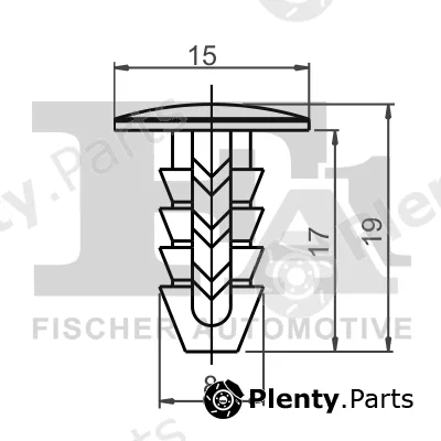 FA1 33-10004.10 — Clip, trim/protection strip