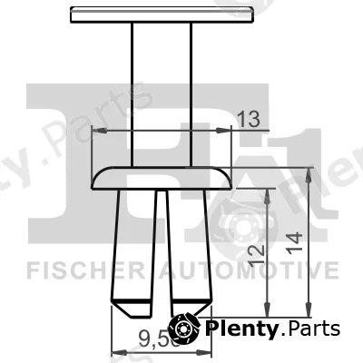 FA1 11-20027.10 — Clip, trim/protection strip