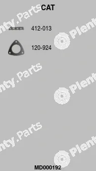 FA1 MD000192 — Manifold Catalytic Converter
