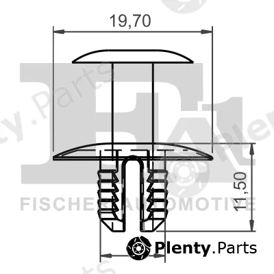 FA1 11-20017.5 — Clip, trim/protection strip