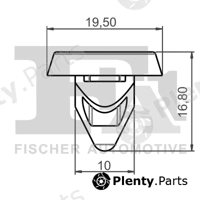FA1 11-60020.25 — Clip, trim/protection strip