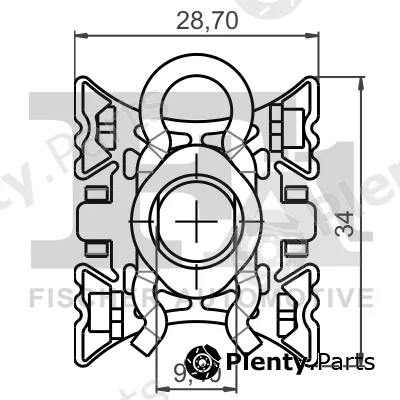 FA1 10-40088.10 — Sliding Shoe, window regulator