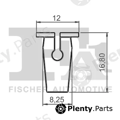 FA1 11-60022.10 — Clip, trim/protection strip