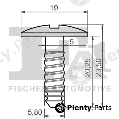FA1 11-10034.25 — Clip, bumper