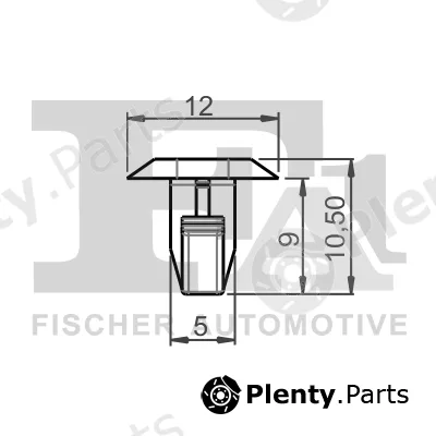 FA1 22-40032.10 — Clip, trim/protection strip