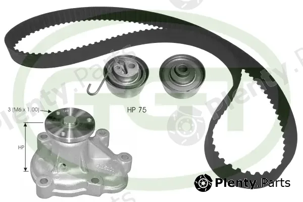 GGT KPA20137 — Water Pump & Timing Belt Kit