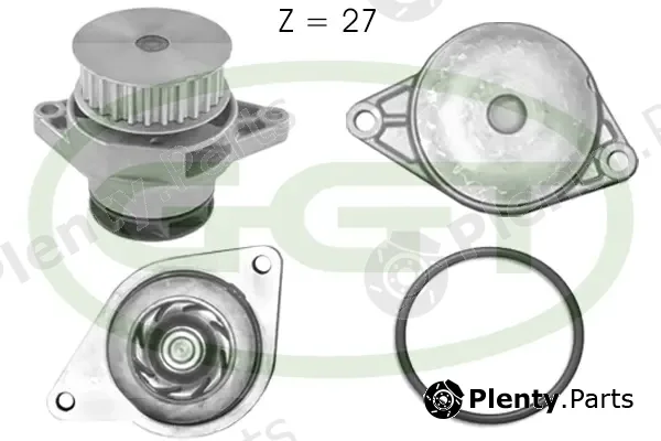 GGT PA12060 — Water Pump, engine cooling