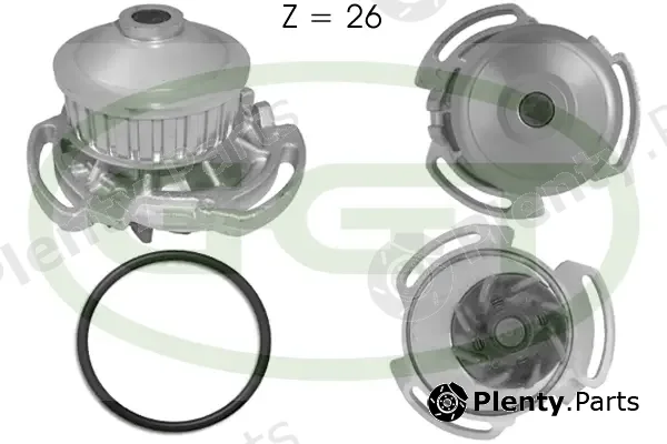 GGT PA10141 — Water Pump, engine cooling