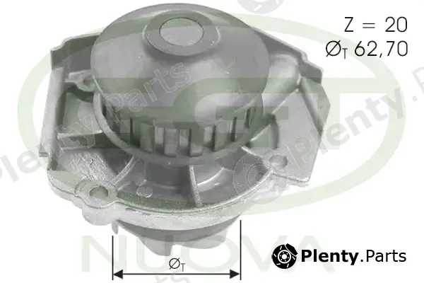 GGT PA10048 — Water Pump, engine cooling