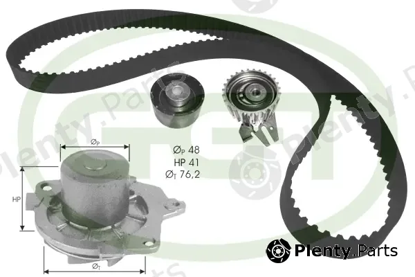 GGT KPA20114 — Water Pump & Timing Belt Kit