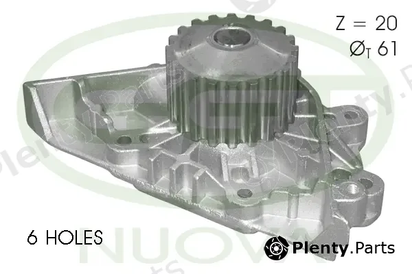 GGT PA12374 — Water Pump, engine cooling
