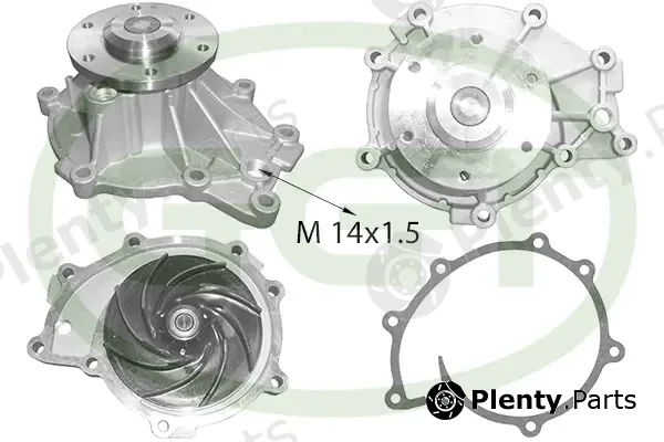 GGT PA15132 — Water Pump, engine cooling