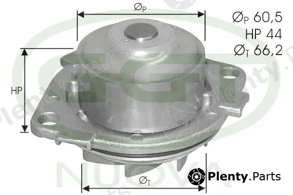 GGT PA12277 — Water Pump, engine cooling
