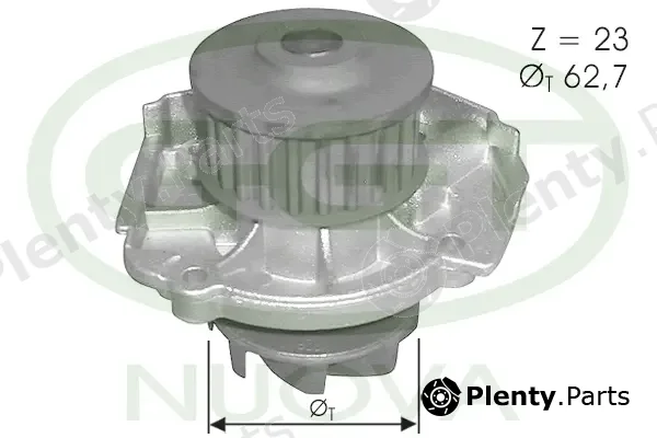 GGT PA12360 — Water Pump, engine cooling