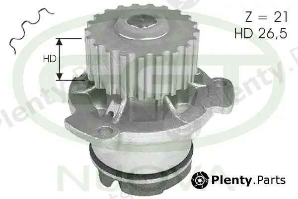 GGT PA10547 — Water Pump, engine cooling