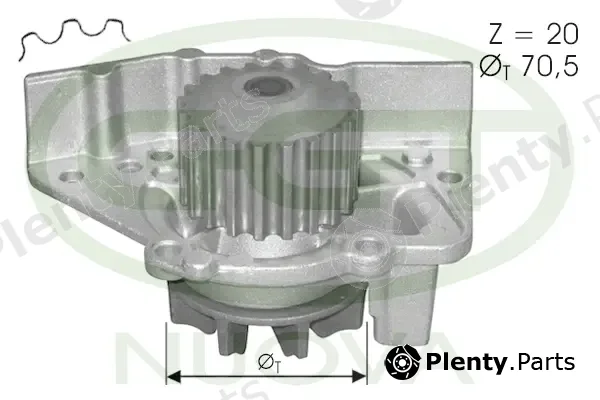 GGT PA12048 — Water Pump, engine cooling