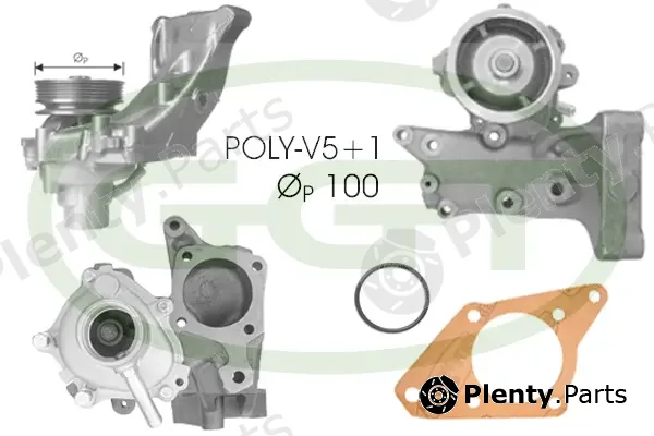 GGT PA11045 — Water Pump, engine cooling