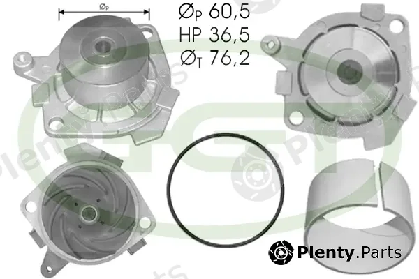 GGT PA10751 — Water Pump, engine cooling