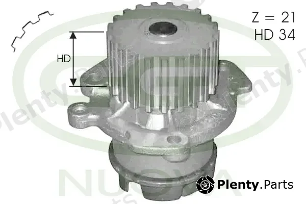 GGT PA12403 — Water Pump, engine cooling