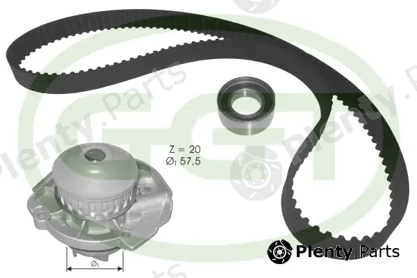 GGT KPA20129 — Water Pump & Timing Belt Kit